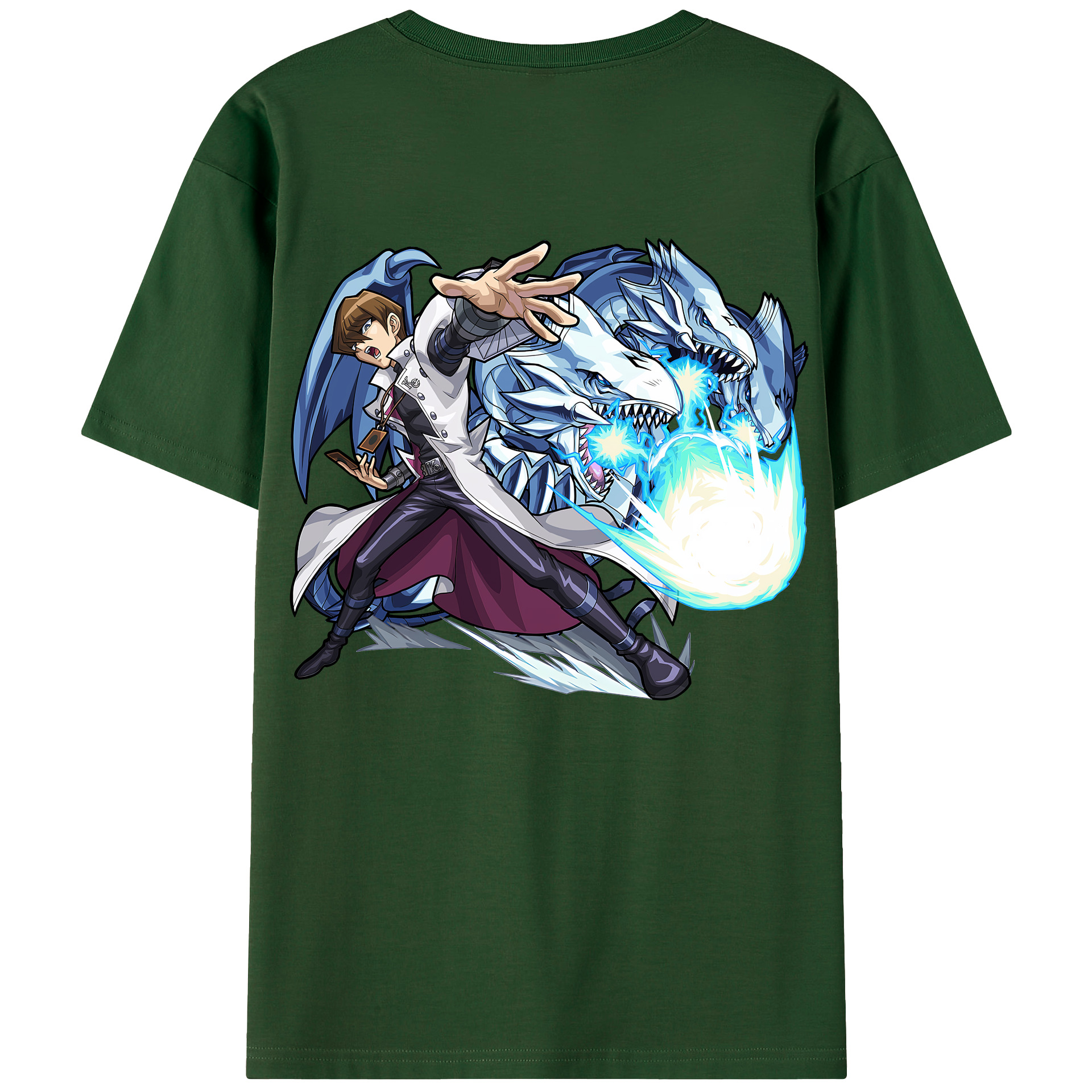 （画像用） 遊☆戯☆王 Yu-Gi-Oh! 綿100％半袖Tシャツ（背面プリント）